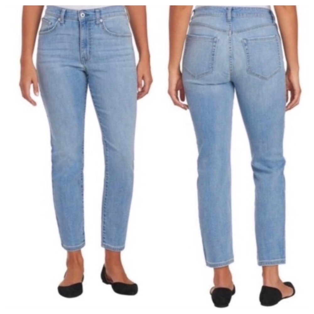 Ella Moss High Waist Straight Jeans